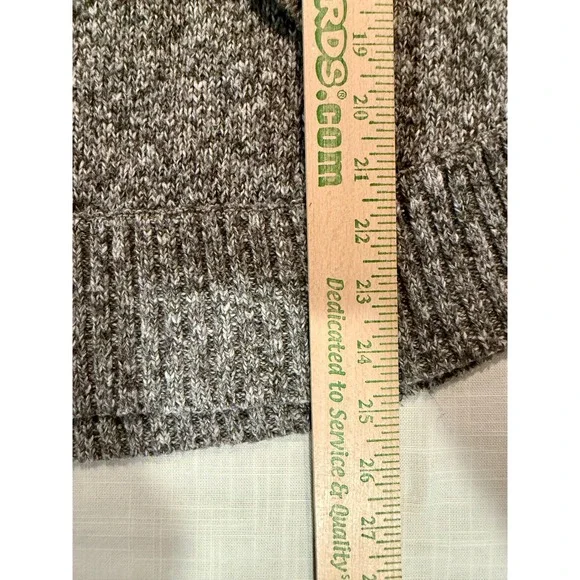 Leo & Nicole Womens Gray Cowl Neck Long Sleeve Knit Pullover Sweater - Picture 7 of 11